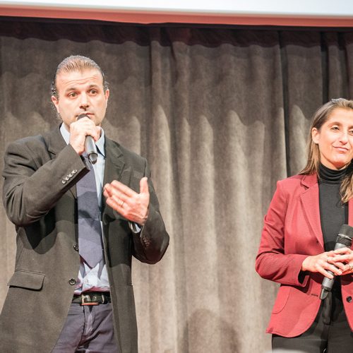 Симоне Солаццо и Моника Форте