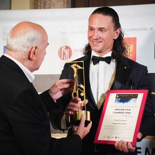 член жюри Рануччо Бастони и актер Сергей Романов